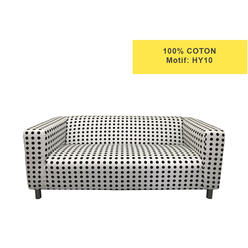 Housse pour canapé IKEA KLIPPAN motifs imprimés 100% coton HY10