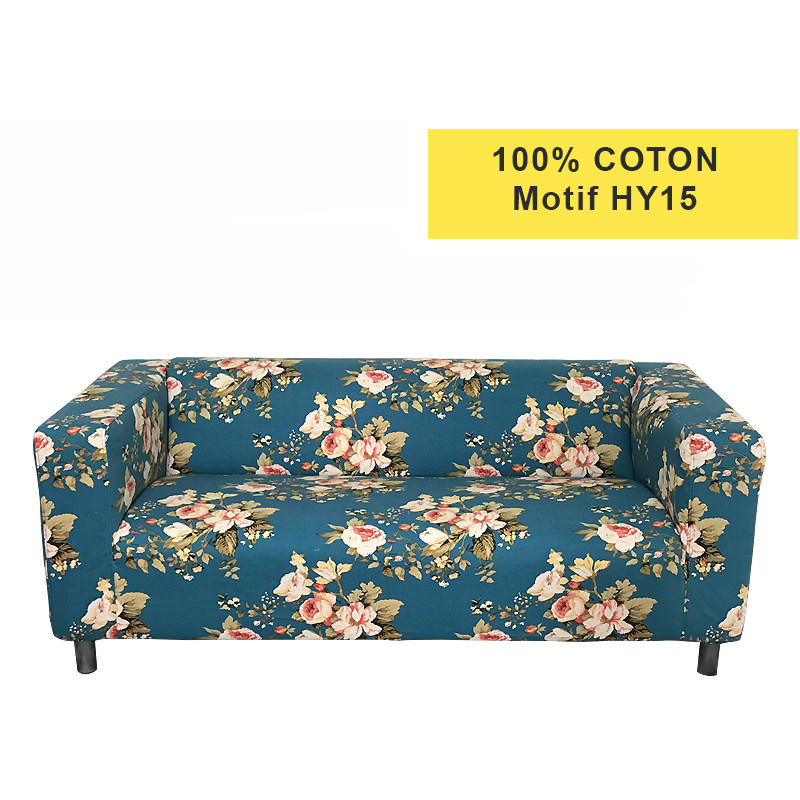 Housse pour canapé IKEA KLIPPAN motifs imprimés 100% coton HY15