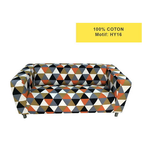 Housse pour canapé IKEA KLIPPAN motifs imprimés 100% coton HY16