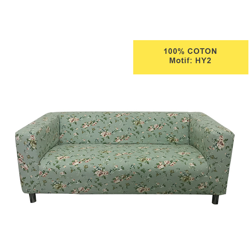 Housse pour canapé IKEA KLIPPAN motifs imprimés 100% coton HY2