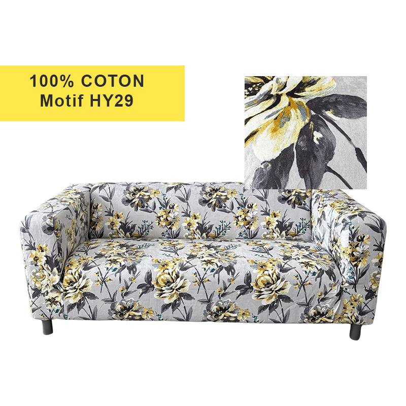 Housse pour canapé IKEA KLIPPAN motifs imprimés 100% coton HY29