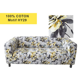 Housse pour canapé IKEA KLIPPAN motifs imprimés 100% coton HY29