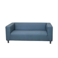 Housse pour canapé IKEA KLIPPAN polycoton prémium bleue anthracite