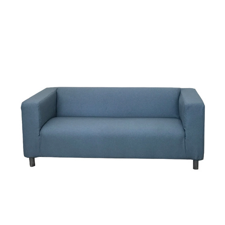Housse pour canapé IKEA KLIPPAN polycoton prémium bleue anthracite