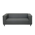 Housse pour canapé IKEA KLIPPAN polycoton prémium gris 