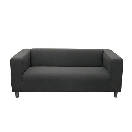Housse pour canapé IKEA KLIPPAN polycoton prémium gris noir