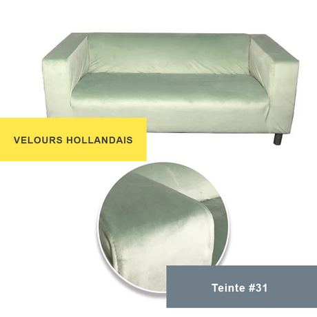 Housse pour canapé IKEA KLIPPAN velours 