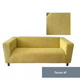 Housse pour canapé IKEA KLIPPAN velours côtelé jaune