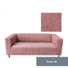 Housse pour canapé IKEA KLIPPAN velours côtelé saumon