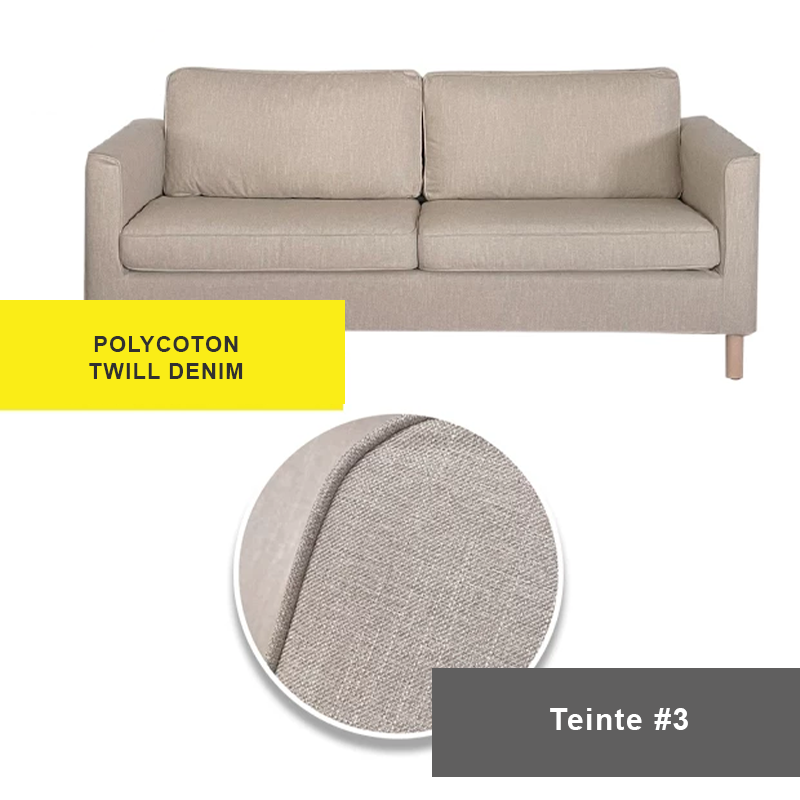 Housse pour canapé IKEA PARUP 2 places taupe