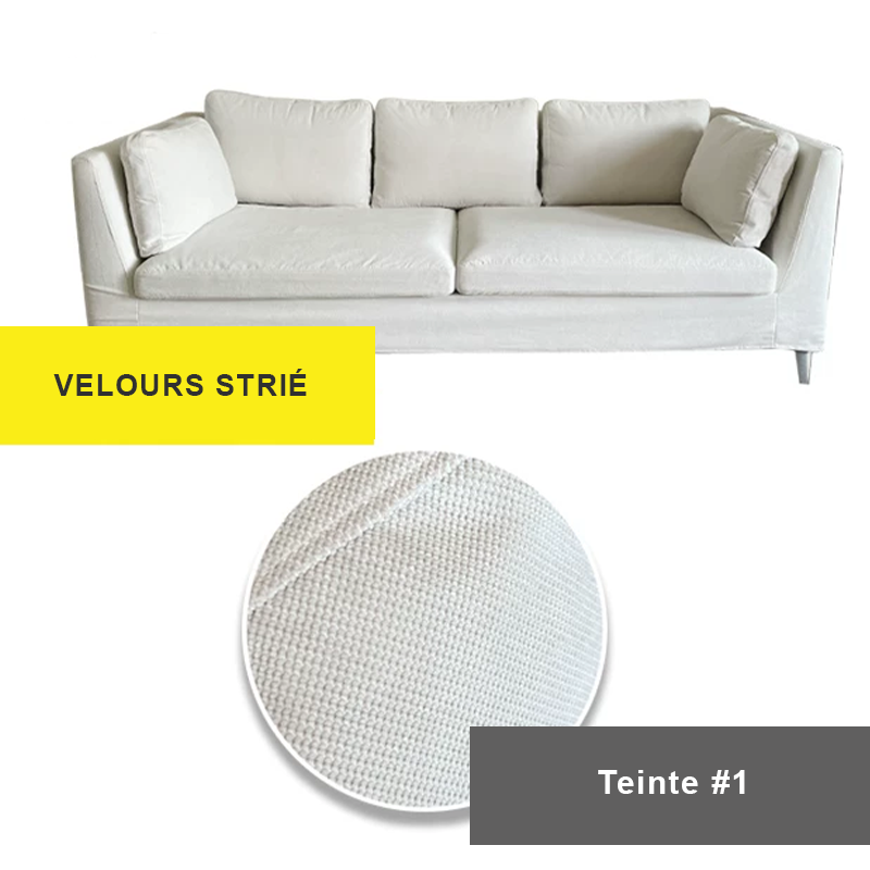 Housse pour canapé IKEA STOCKHOLM 3 places velours strié