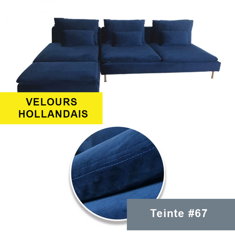 Housse pour canapé d'angle IKEA SODERHAMN bleue marine