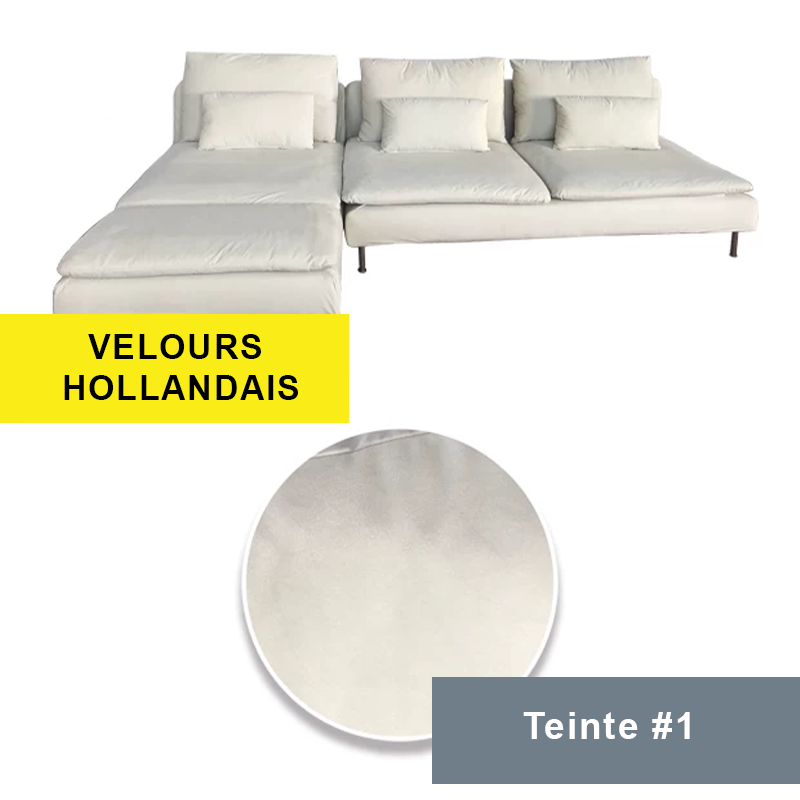 Housse pour canapé d'angle IKEA SODERHAMN écru
