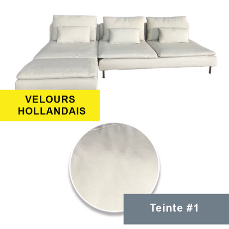 Housse pour canapé d'angle IKEA SODERHAMN écru
