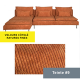 Housse pour canapé d'angle IKEA SODERHAMN velours côtelé