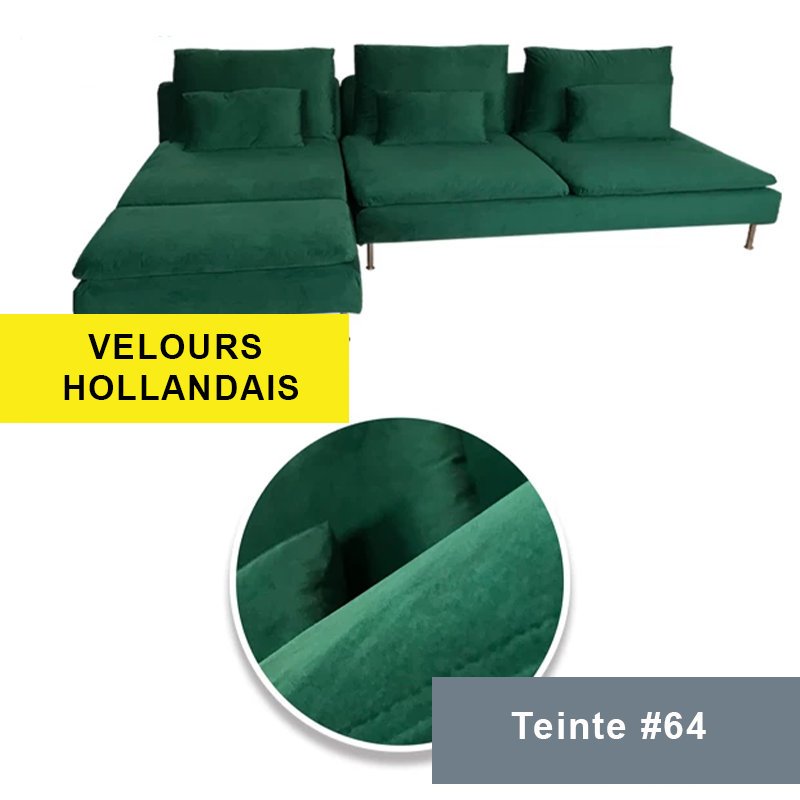 Housse pour canapé d'angle IKEA SODERHAMN vert