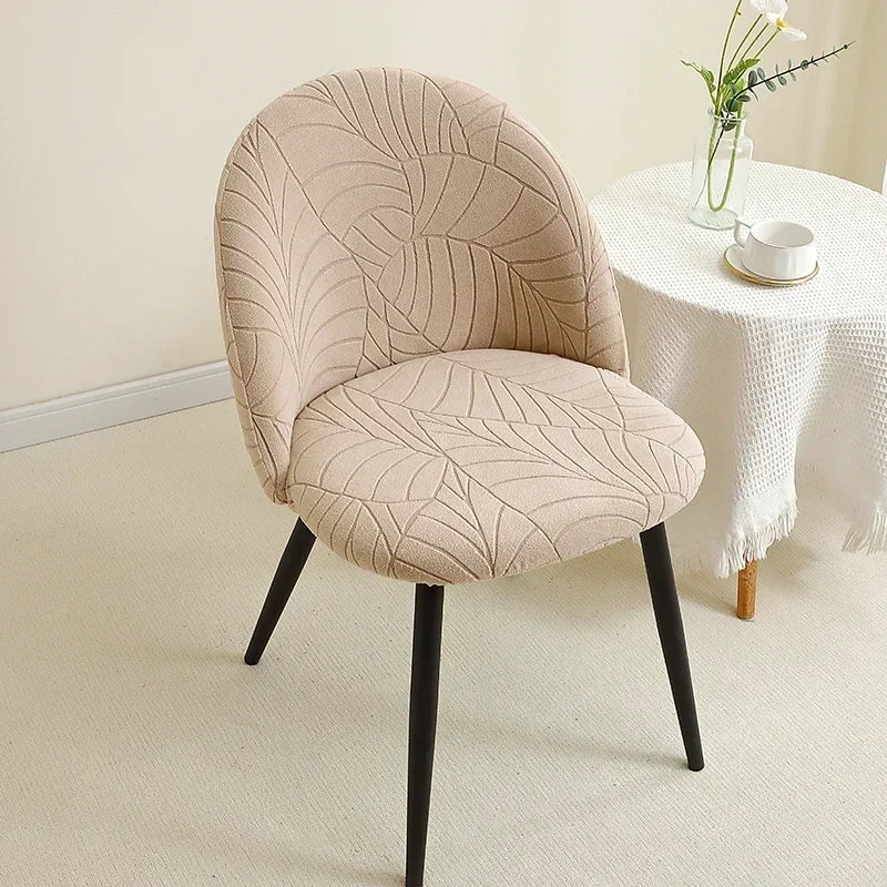 Housse pour chaise Mauricette maisonsdumonde blanc beige