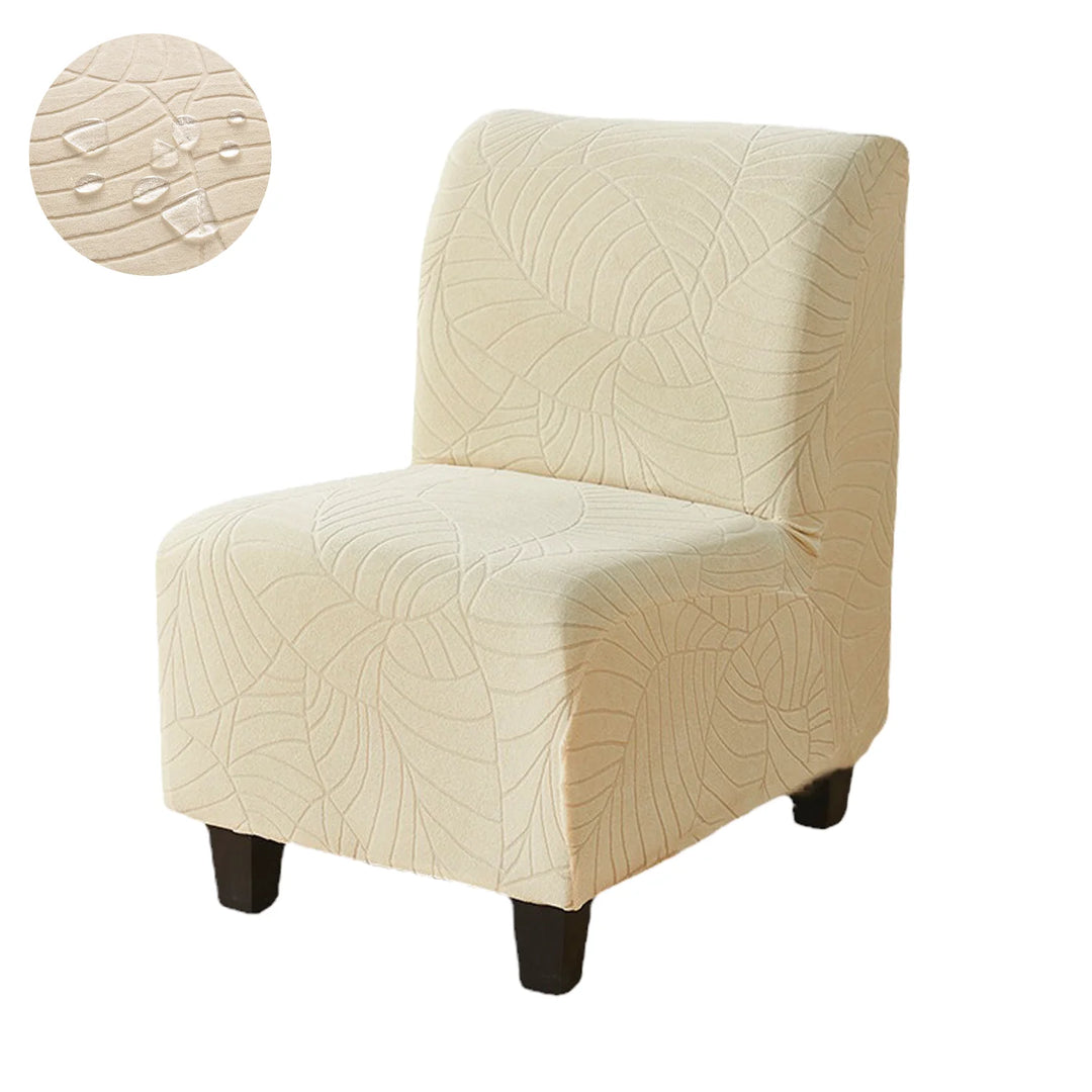 Housse pour chauffeuse, causeuse, fauteuil bas beige