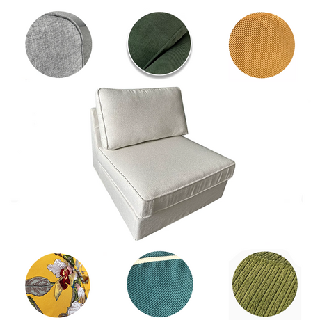 Housse pour chauffeuse convertible IKEA KIVIK 1 place personnalisable