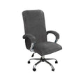Housse pour fauteuil de bureau pur velours gris