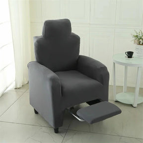 Housse pour fauteuil relax avec repose pieds électrique lycra extensible