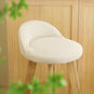 Housse pour tabouret de bar avec petit dossier