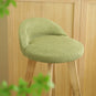 Housse pour tabouret de bar avec petit dossier
