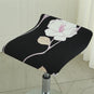 Housse pour tabouret de bar plat sans dossier 1