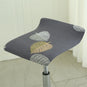 Housse pour tabouret de bar plat sans dossier