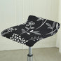 Housse pour tabouret de bar plat sans dossier