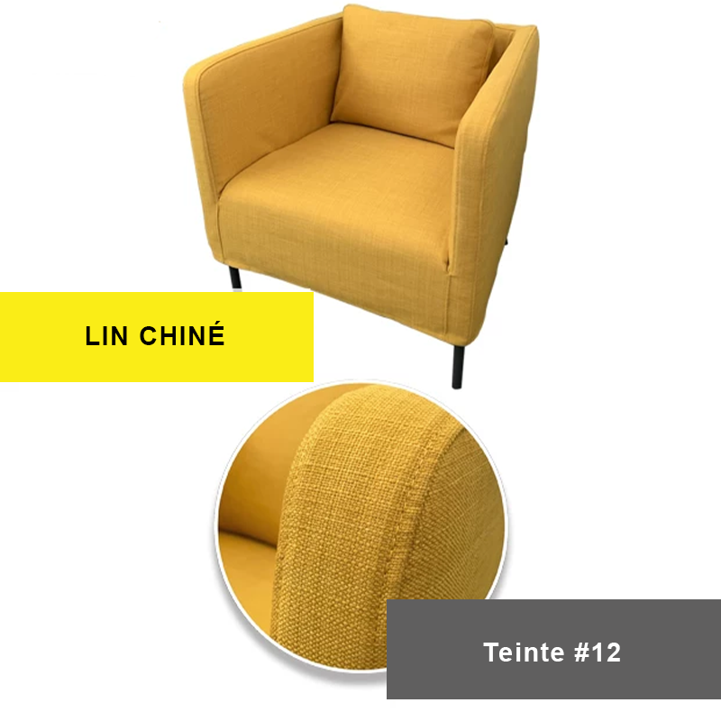 Housse prémium pour fauteuil IKEA EKERO ocre