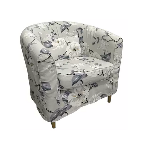 Housse prémium pour fauteuil IKEA TULLSTA motif gris