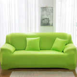 Housse protection extensible canapé vert pistache