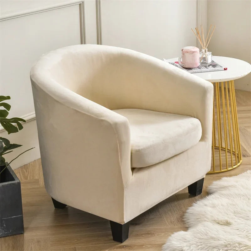 Housses fauteuil IKEA TULLSTA pur velours beige