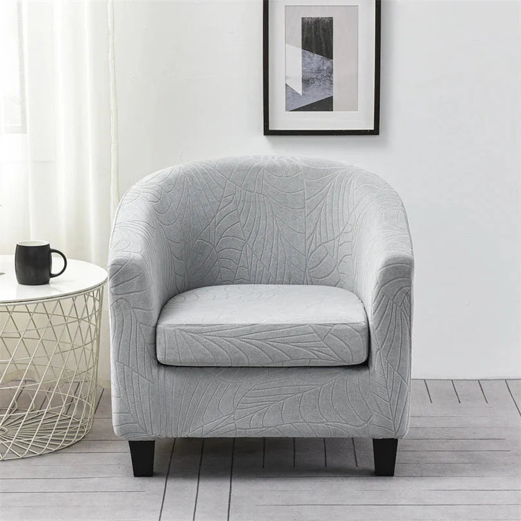 Housse de fauteuil cabriolet face gris clair