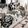 Jeté de canapé grande taille double face floral