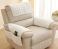Pad antidérapant de protection pour fauteuil et canapé ivoire