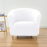 Housse pour fauteuil arrondi IKEA TULLSTA blanc