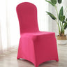 Housse de chaise mariage extensible lycra rose barbie