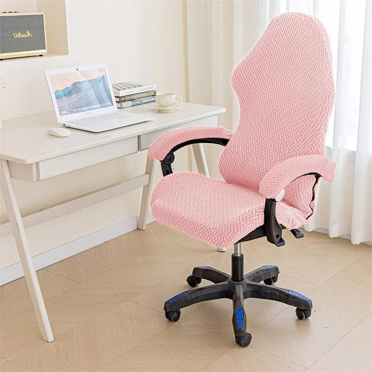 Housses de chaise de bureau rose