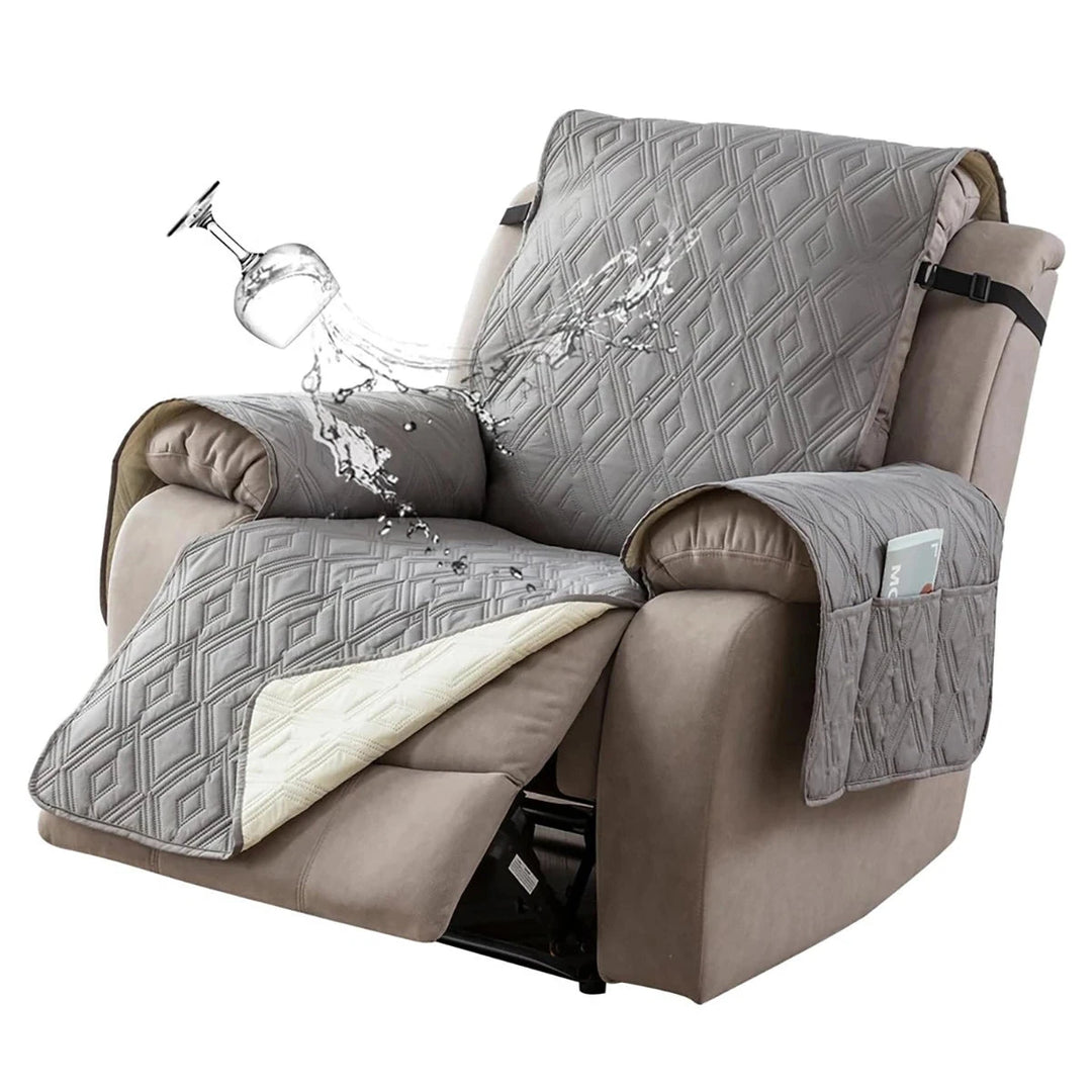 housse fauteuil animaux domestiques argent