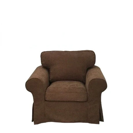 housses pour fauteuil IKEA EKTORP marron