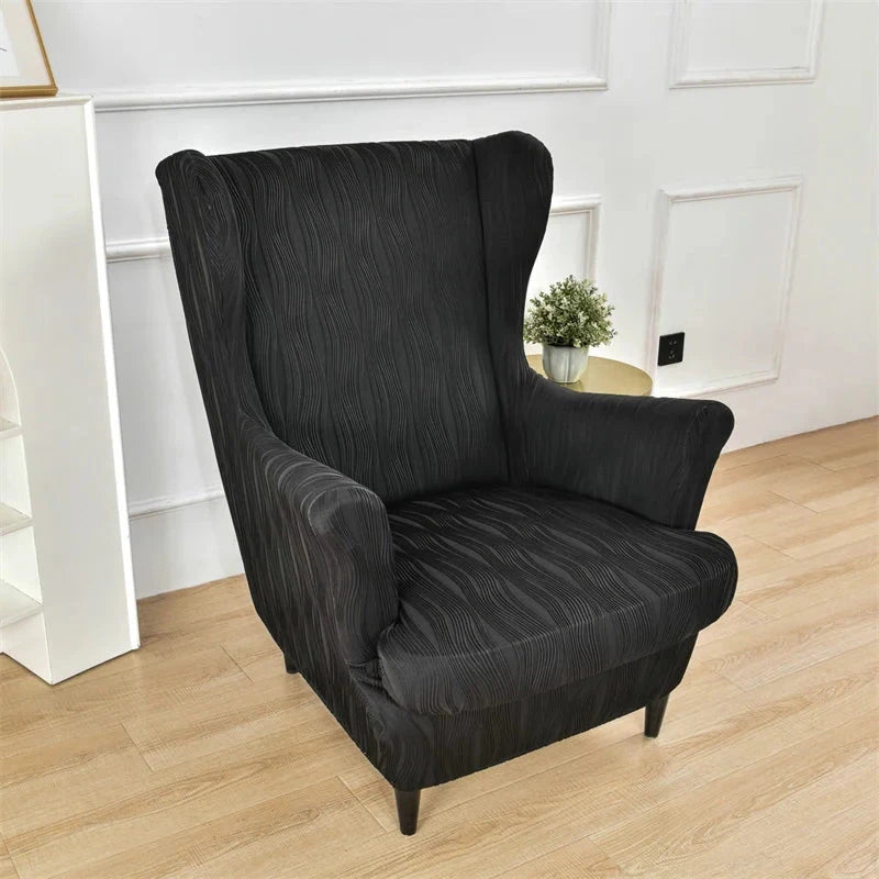 Housse pour fauteuil ikea strandmon noir Casaharmony 