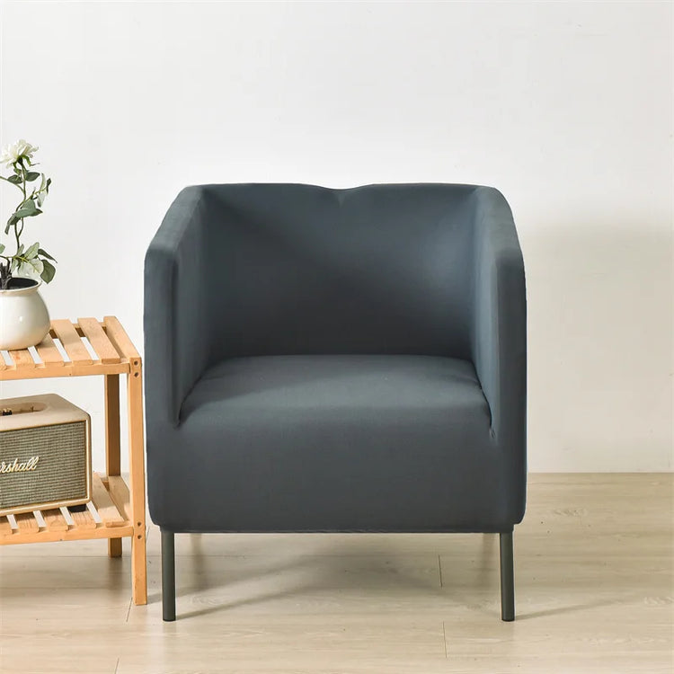 Housse fauteuil IKEA EKERÖ gris anthracite face