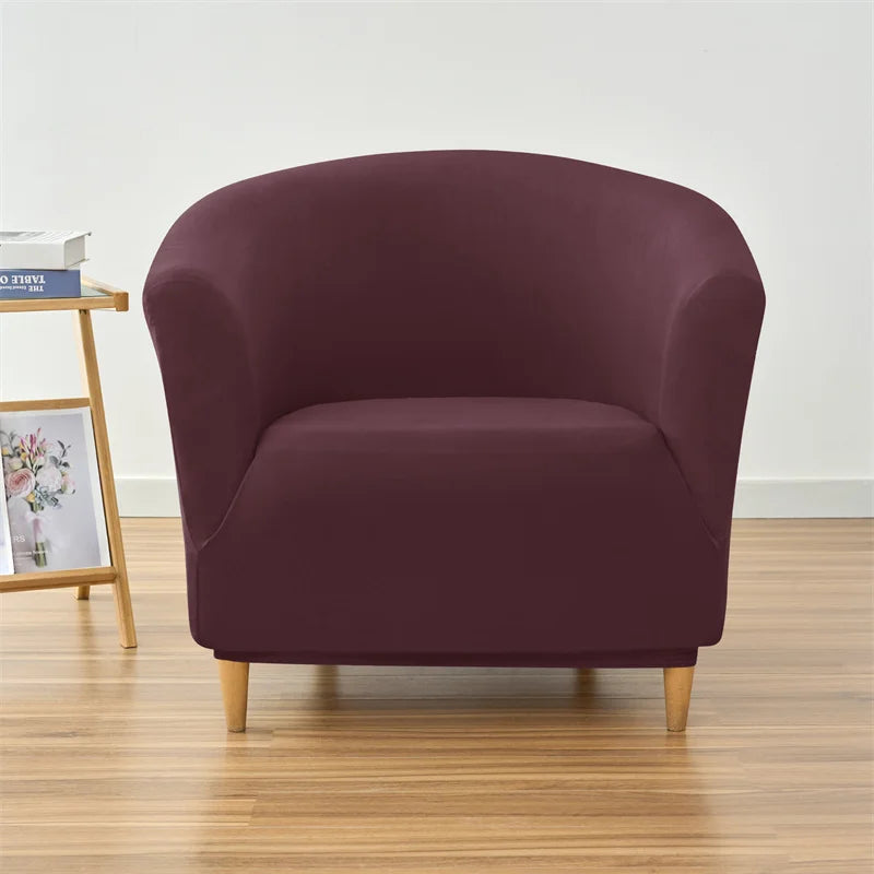 Housse pour fauteuil arrondi IKEA TULLSTA marron