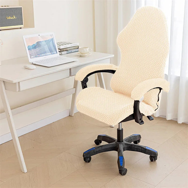 Housses de chaise de bureau beige