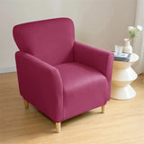 Housse pour fauteuil club en lycra imperméable rose