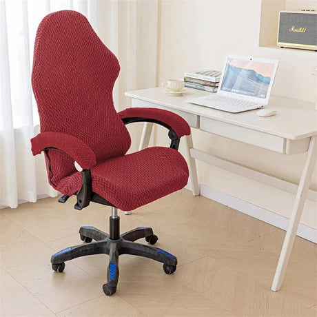 Housses de chaise de bureau bordeaux