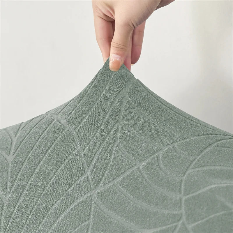 tissu extensible imperméable hibiscus vert