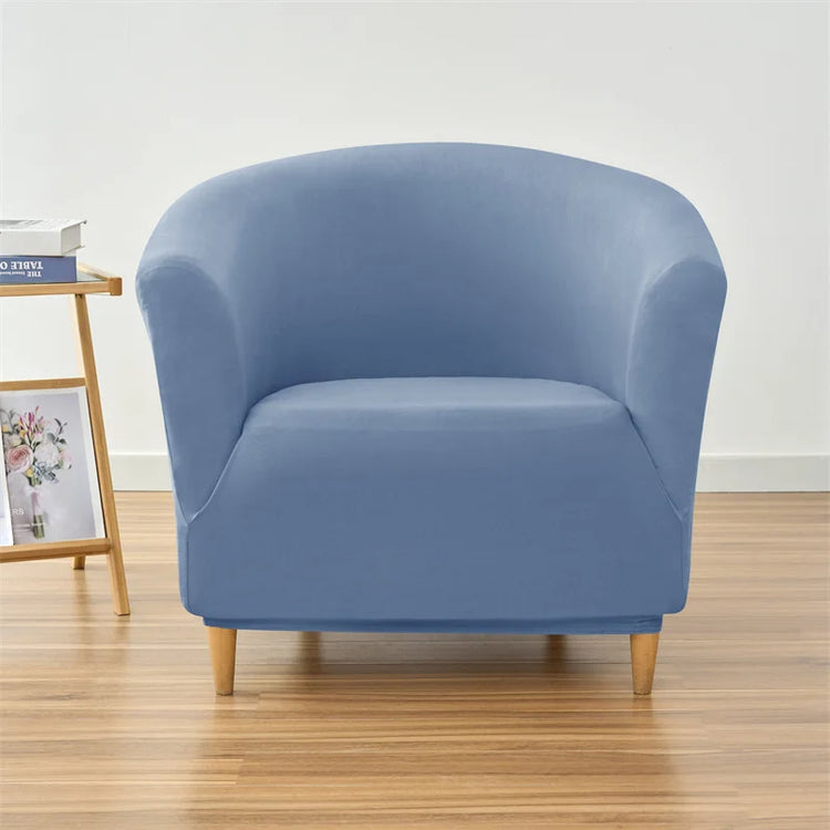 Housse pour fauteuil arrondi IKEA TULLSTA bleue ciel